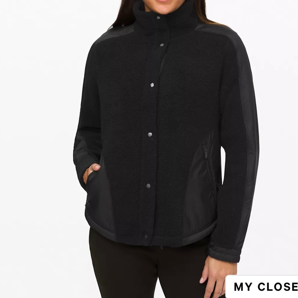 Lulu lemon black wool jacket
